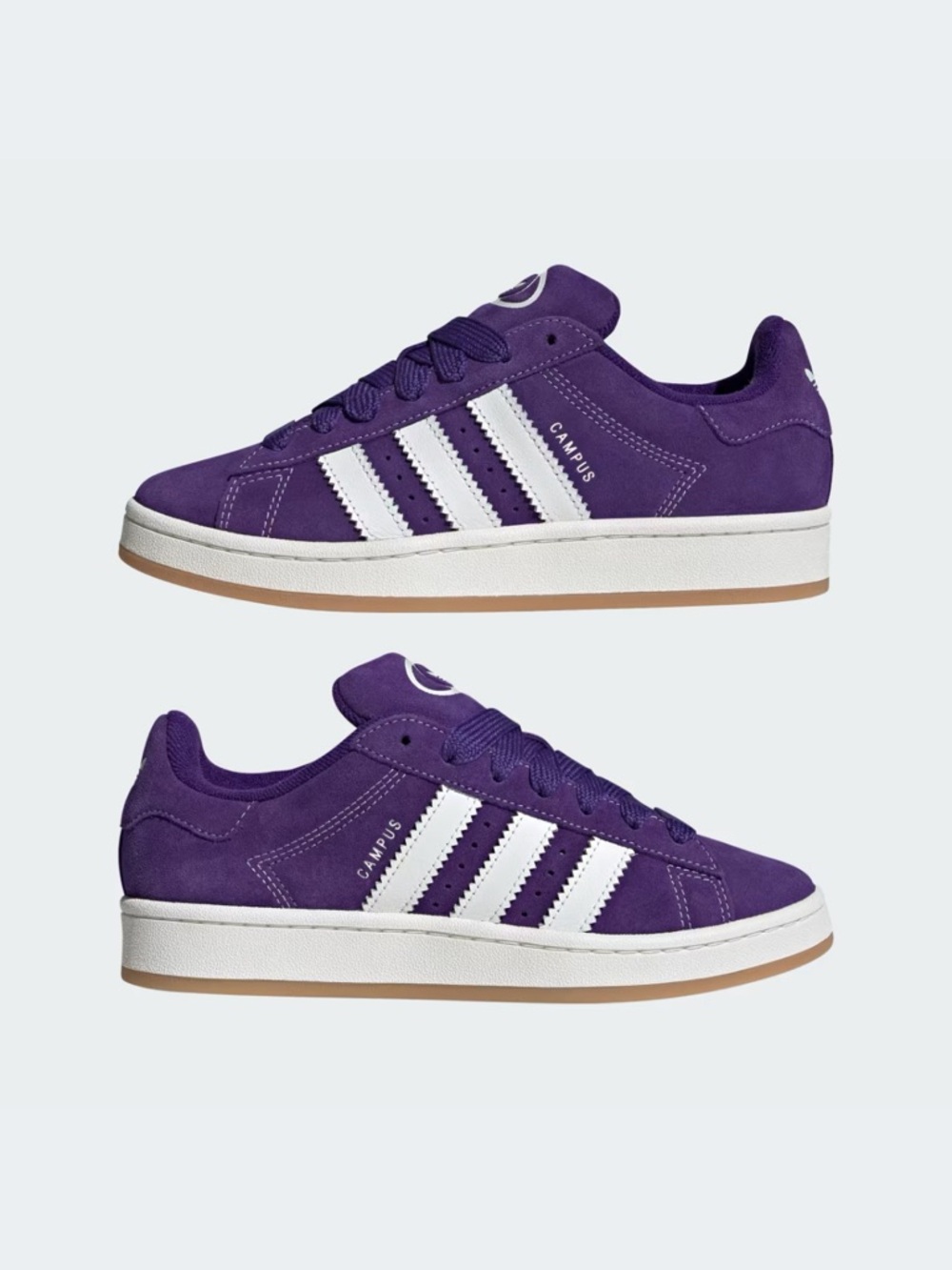 adidas Campus Sneakers in Purple and White